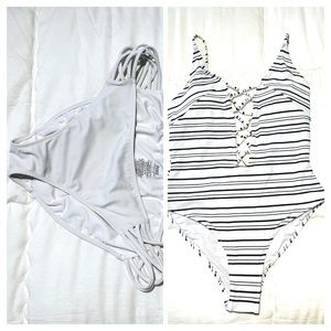 Cupshe NWT one pice/ Pink by VS bottom